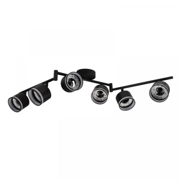 Светильник PCL-0906 max 20Вт (каждая лампа) 6xGX53 IP20 230В BL настен./потолочн. декор. под лампу JazzWay 5066960