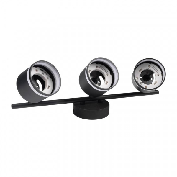 Светильник PCL-0703 max 20Вт (каждая лампа) 3xGX53 IP20 230В BL настен./потолочн. декор. под лампу JazzWay 5066847