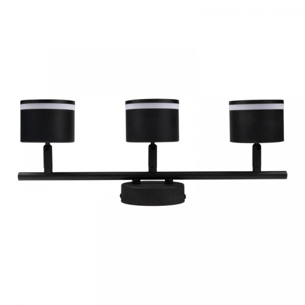 Светильник PCL-0703 max 20Вт (каждая лампа) 3xGX53 IP20 230В BL настен./потолочн. декор. под лампу JazzWay 5066847