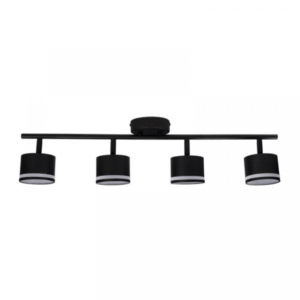 Светильник PCL-0704 max 20Вт (каждая лампа) 4xGX53 IP20 230В BL настен./потолочн. декор. под лампу JazzWay 5066885