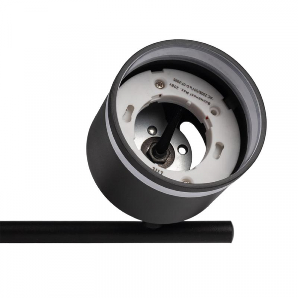 Светильник PCL-0704 max 20Вт (каждая лампа) 4xGX53 IP20 230В BL настен./потолочн. декор. под лампу JazzWay 5066885