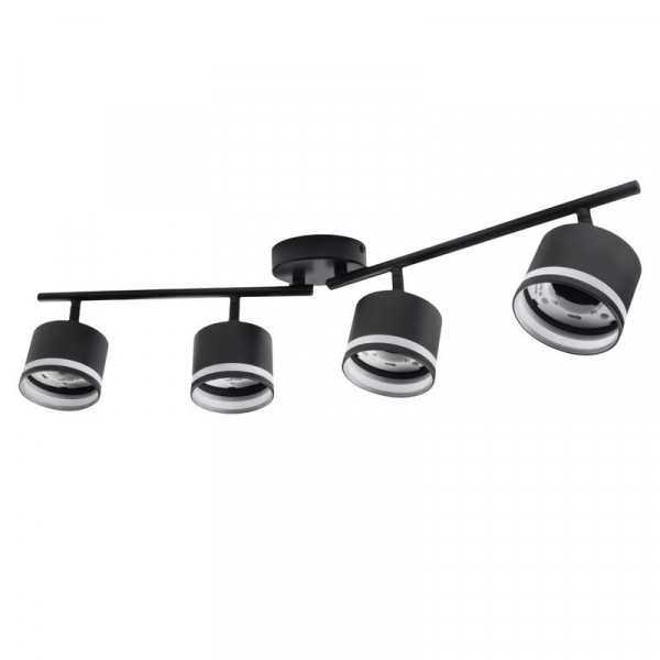 Светильник PCL-0804 max 20Вт (каждая лампа) 4xGX53 IP20 230В BL настен./потолочн. декор. под лампу JazzWay 5066922