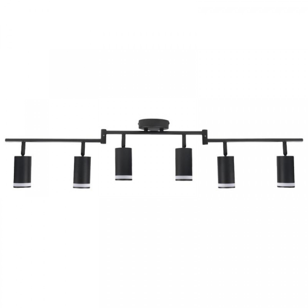 Светильник PCL-0306 6xGU10 IP20 230В BL настен./потолочн. декор. под лампу JazzWay 5066601