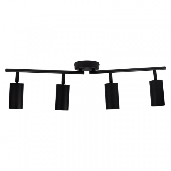 Светильник PCL-0504 4xGU10 IP20 230В BL настен./потолочн. декор. под лампу JazzWay 5066724