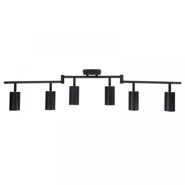 Светильник PCL-0606 6xGU10 IP20 230В BL настен./потолочн. декор. под лампу JazzWay 5066762