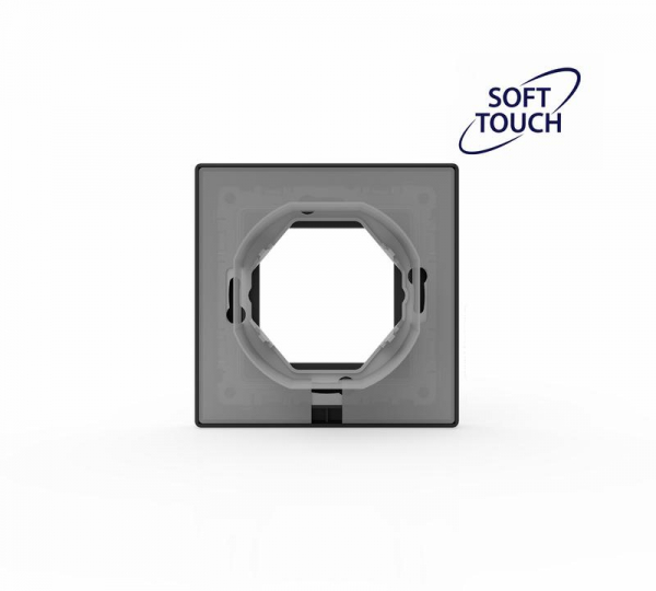 Рамка 1-м Pixel IP44 карбон TOKOV ELECTRIC TKE-PX-RM1-C14-IP44