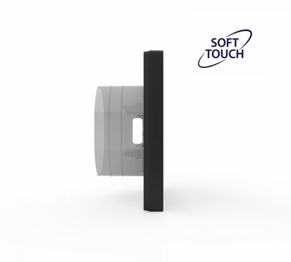 Рамка 1-м Pixel IP44 карбон TOKOV ELECTRIC TKE-PX-RM1-C14-IP44