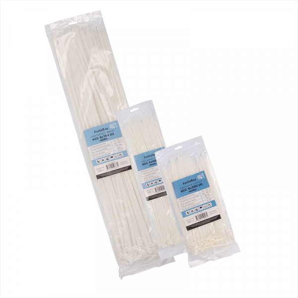 Хомут кабельный КСС "NORD" 5х200 бел. (уп.100шт) Fortisflex 79733