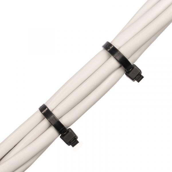 Хомут нейлоновый НСС "EasyFix" 8х300 черн. (уп.100шт) Fortisflex 85708