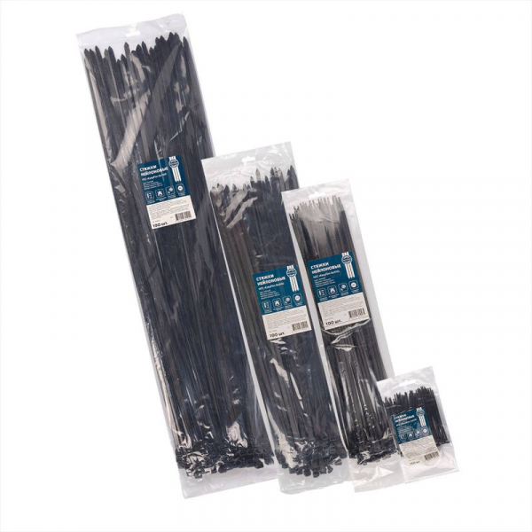 Хомут нейлоновый НСС "EasyFix" 8х400 черн. (уп.100шт) Fortisflex 84820