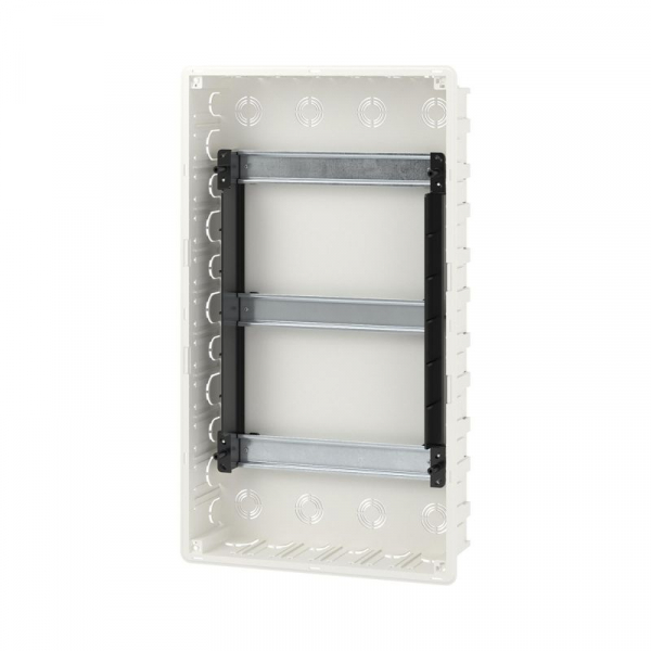Щиток встраиваемый FRAME 36мод. с бел. дверцей с 4 шинами PEN (2шт на 8 отверст. и 2шт на 10 отверст.) бел. DKC F36B1WW