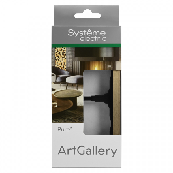 Рамка 2-м ArtGallery Pure метал. латунь SE GAL312202