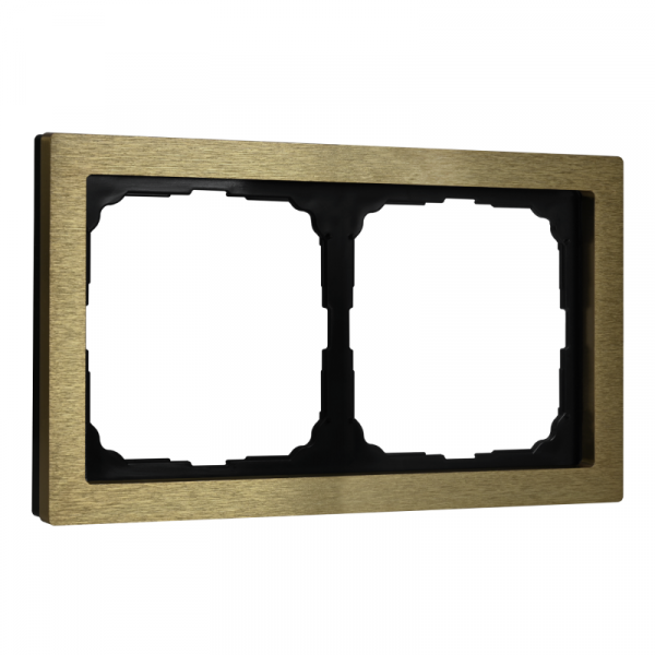 Рамка 2-м ArtGallery Pure метал. латунь SE GAL312202