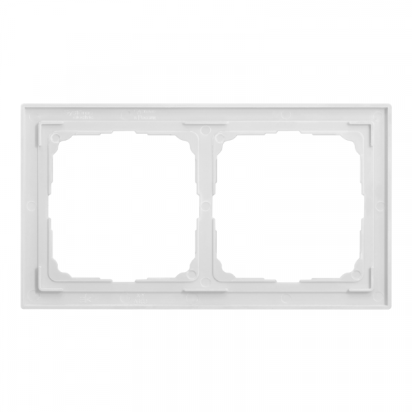 Рамка 2-м ArtGallery Pure органич. стекло бел. SE GAL320102