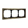 Рамка 3-м ArtGallery Pure метал. латунь SE GAL312203