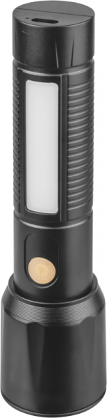 Фонарь аккумуляторный ручной 90 863 OPT-CP07-ACCU пласт.1LED 5Вт+6LED 1.2Вт li-ion 1.2А.ч 4 реж. ОНЛАЙТ 90863