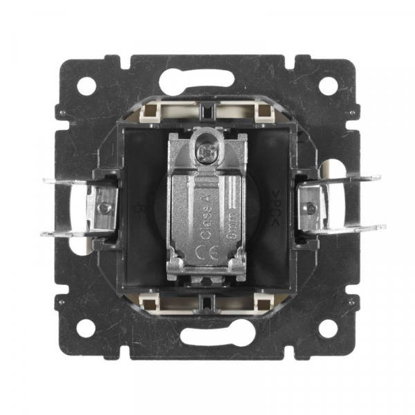 Розетка телевизионная TV СП Valena 1.5дБ 2400МГц с топологией "звезда" механизм сл. кость IEK 774329