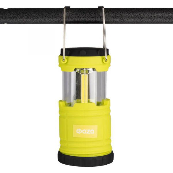 Фонарь светодиодный кемпинговый складной CF3-L1W-gn 1Вт ФАZА 5023482