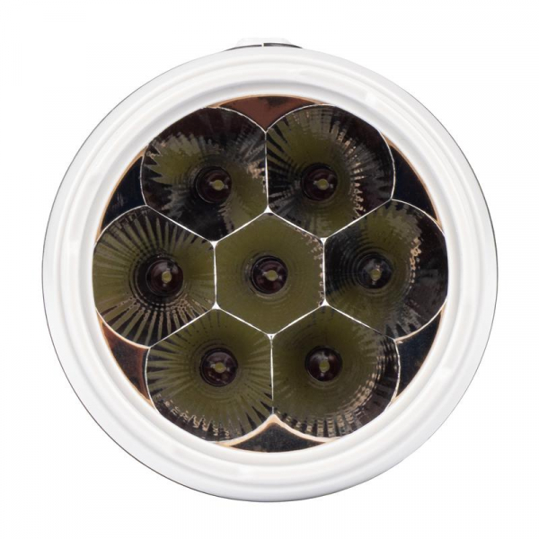 Фонарь аккумуляторный ручной AccuF2-L07-bk 7LED 2 режима: 100проц./25проц. аккум. 0.4А.ч выдвижная вилка индикатор зарядки черн. ФАZА 5000810