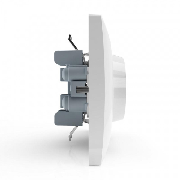 Розетка 2-м СП AVA 16А IP20 с заземл. защ. шторки в сборе бел. TOKOV LIGHT TKL-AV-R2FZSF-C01