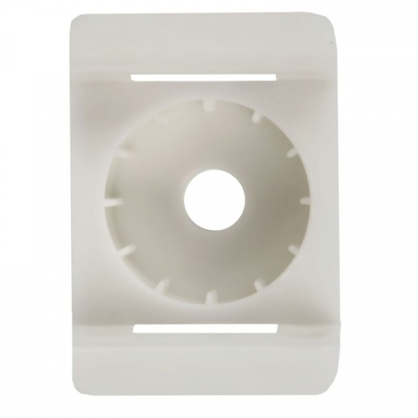 Площадка монтажная 16х23 под пистолет бел. (уп.100шт) IEK UHP20-16-23-100-K01