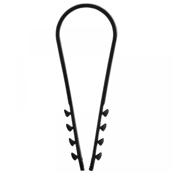 Дюбель-хомут 19х25мм для круглого кабеля нейлон черн. (уп.100шт) GENERICA UDH13-19-25-100-K02-G