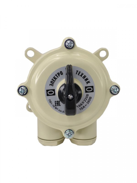 Выключатель пакетный ПВ1-16А в пл. корп. IP56 Электротехник ET002562