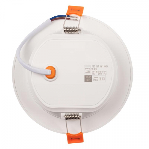Светильник светодиодный PLED DL7 WH Downlight 12Вт 4000К 145х26мм IP54 ДВО встраив. JazzWay 5042544