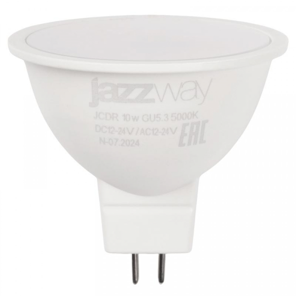 Лампа светодиодная низковольтная PLED-SP JCDR 10Вт 5000К GU5.3 12-24В Pro JazzWay 5049727