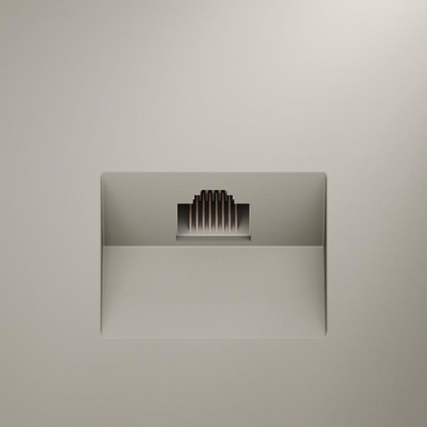 Розетка компьютерная 1-м СП S70 RJ45 кат.6 механизм кашемир Voltum VLS060103