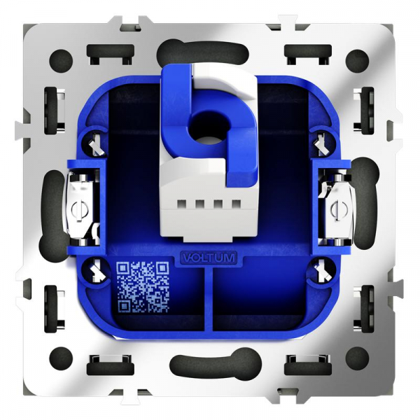 Розетка компьютерная 1-м СП S70 RJ45 кат.6 механизм графит Voltum VLS060107