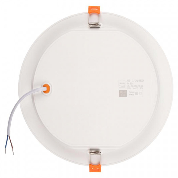 Светильник светодиодный PLED DL7 24Вт 6500К IP54 2040лм WH встраив. бел. Pro JazzWay 5069121
