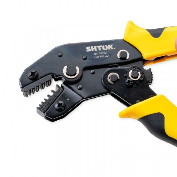 Пресс-клещи ПК-19+ матрица профиль трапеция 0.25-6.0кв.мм (03202) SHTOK 376185