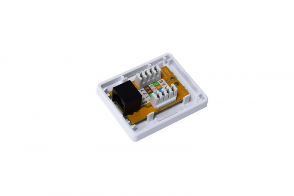 Розетка компьютерная 8P8C (RJ45) UTP кат.5E 1 порт TOKOV ELECTRIC TKE-SMB-8P8C-1P-UTP