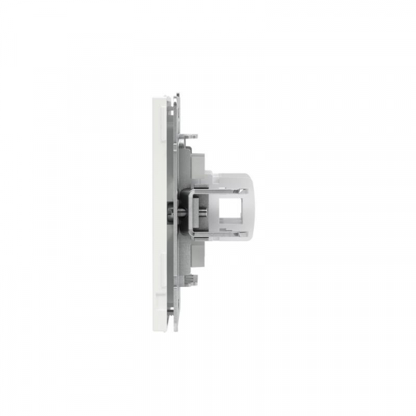 Розетка компьютерная 2-м KANT RJ45 кат.6A без шторки бел. магнолия DKC 7000674