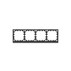 Рамка 4-м KANT черн. уголь DKC 7012908