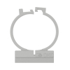 Держатель для труб двухкомпонентн. d25мм DKC 51125