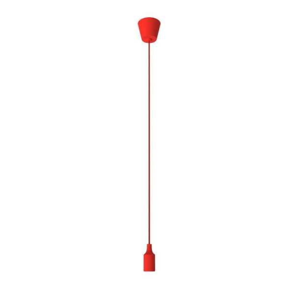 Светильник Decor E27 IP20 200-240В 1м подвесной красн. GAUSS PL013