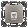 Розетка компьютерная Elegance 14-3107-16 RJ45 титан Эра Б0065764