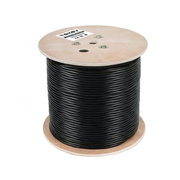 Кабель витая пара U/UTP 4х2х24AWG(0.51мм) кат.5E PE outdoor Fluke tested 305м (м) PRO TOKOV ELECTRIC TKP-C05-U42-5E-305-OD