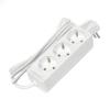 Удлинитель 3х3м с заземл. 10А IP20 2.2кВт ПВС 3х0.75 бел. DOMTOK 2375