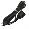 Удлинитель-шнур 1х3м без заземл. 10А IP20 ПВС 2х1 черн. DOMTOK 2339