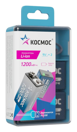 КОСМОС KOCLi9V1200mAh2B