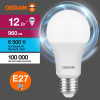 Лампа светодиодная LED G3 Value LVCLA100 12SW/865 12Вт грушевидная матовая 6500К холод. бел. E27 960лм 230В 10х1 RU OSRAM 4058075579064