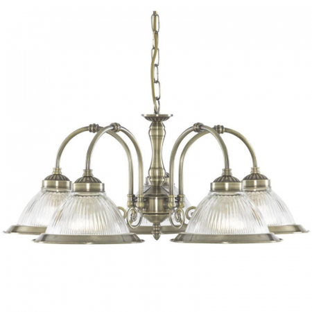 Подвесная люстра Arte Lamp American Diner A9366LM-5AB