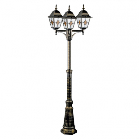 Садово-парковый светильник Arte Lamp Berlin A1017PA-3BN