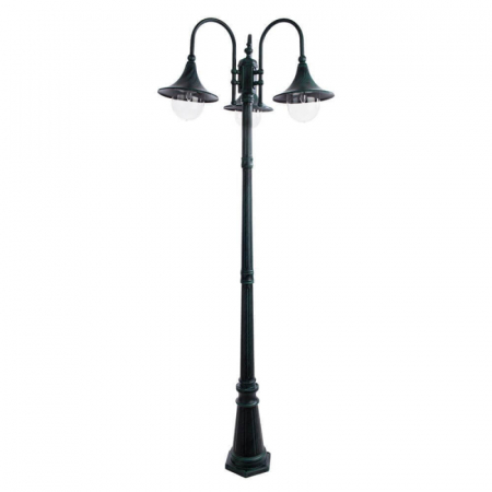 Садово-парковый светильник Arte Lamp Malaga A1086PA-3BG