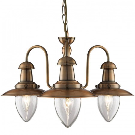 Подвесная люстра Arte Lamp Fisherman A5518LM-3RB