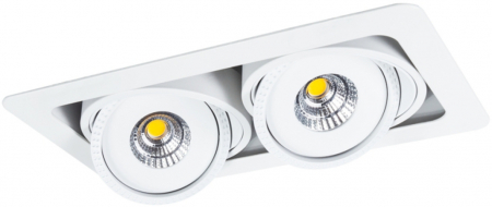 Встраиваемый светодиодный светильник Arte Lamp Studio A3007PL-2WH