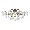 Потолочная люстра Eurosvet 10042/12 античная бронза/прозрачный хрусталь